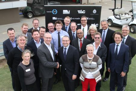 People in TAC and Victorian country newspaper partnership
