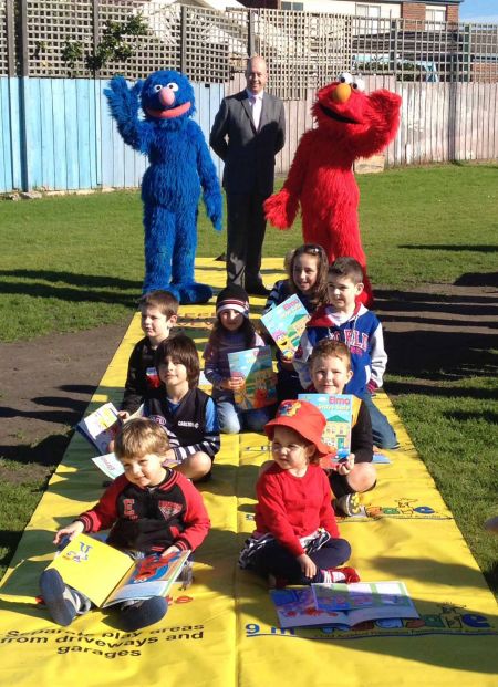Gordon Rich Philips with Elmo