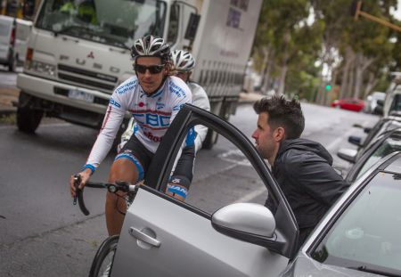 Person opening car door