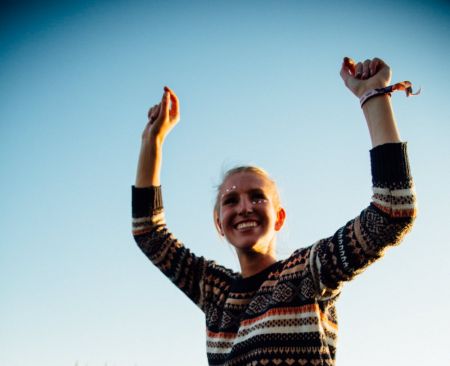 young person having fun