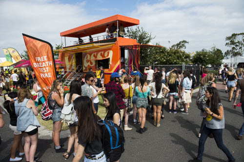Vanessa at the Big Day out