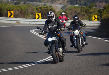 Motorbike riders